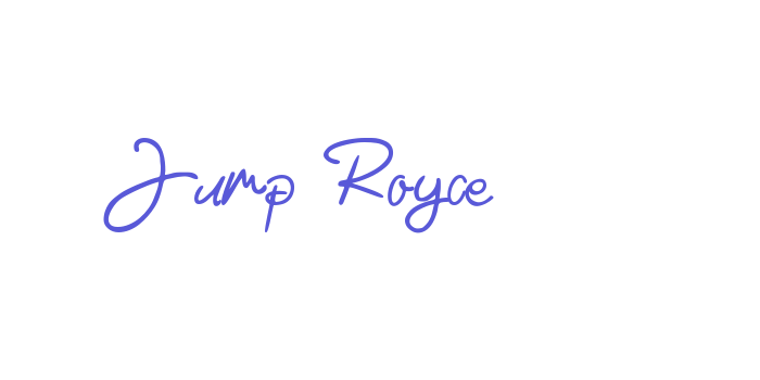 Jump Royce Font Download