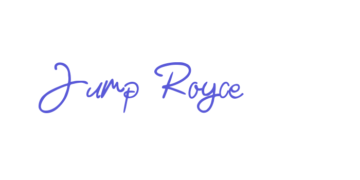 Jump Royce Font