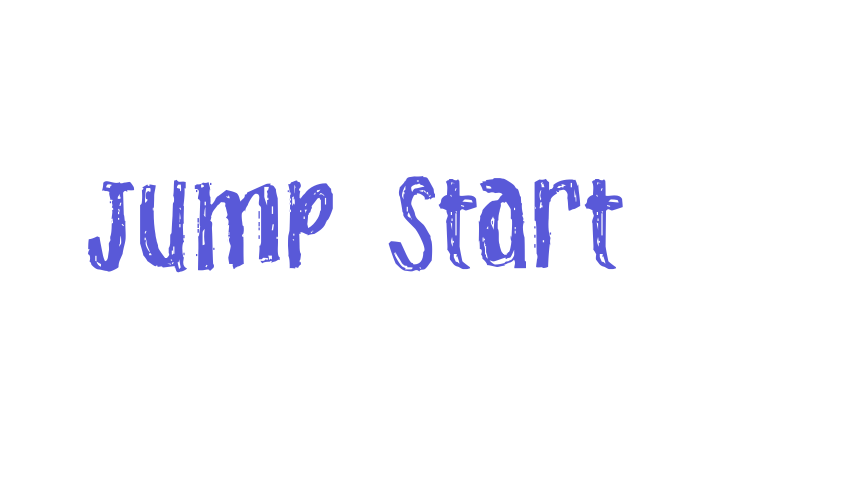 Jump Start Font