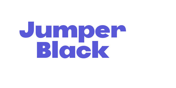 Jumper Black Font Download