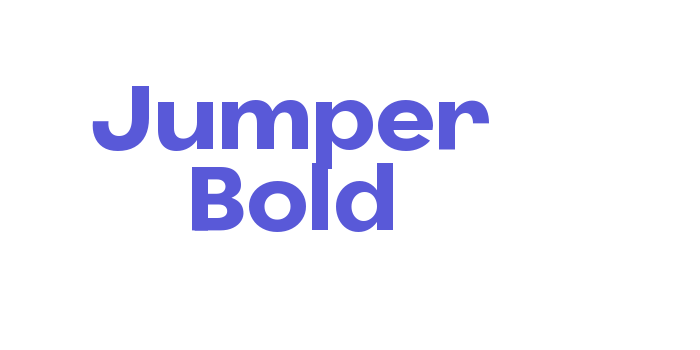 Jumper Bold Font Download