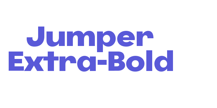 Jumper Extra-Bold Font Download