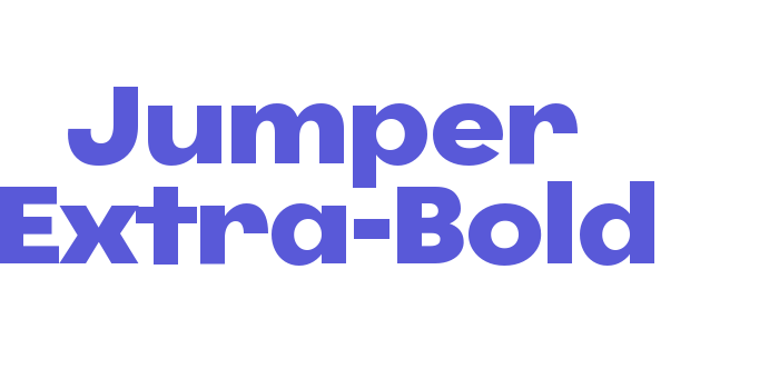 Jumper Extra-Bold Font