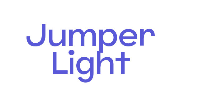 Jumper Light Font