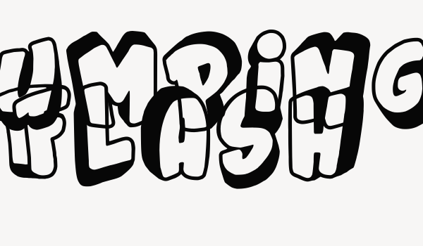 Jumping Flash Font