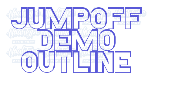 Jumpoff Demo Outline font free