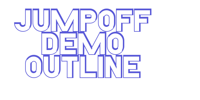 Jumpoff Demo Outline Font Download