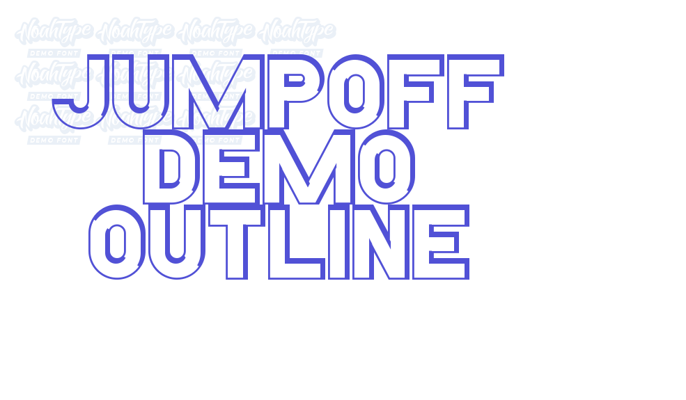 Jumpoff Demo Outline-font-download