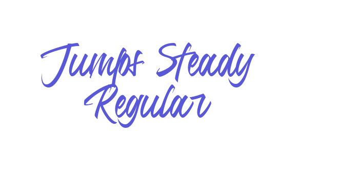 Jumps Steady Regular Font Download