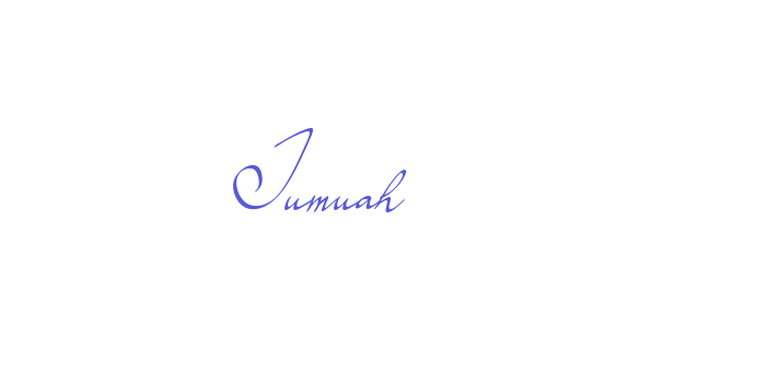 Jumuah Font