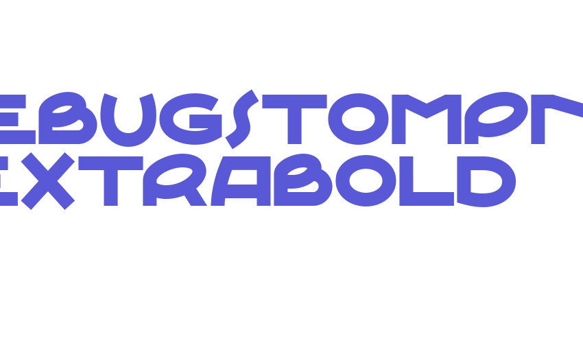 JunebugStompNF ExtraBold Font