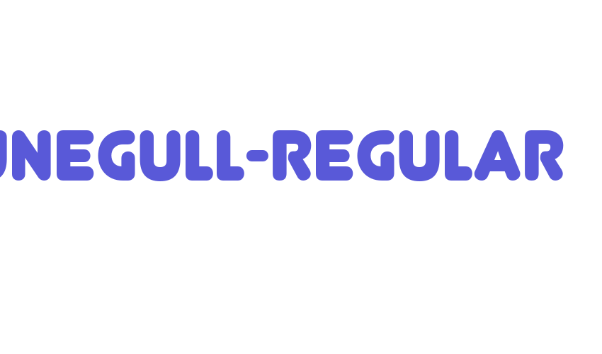 Junegull-Regular Font