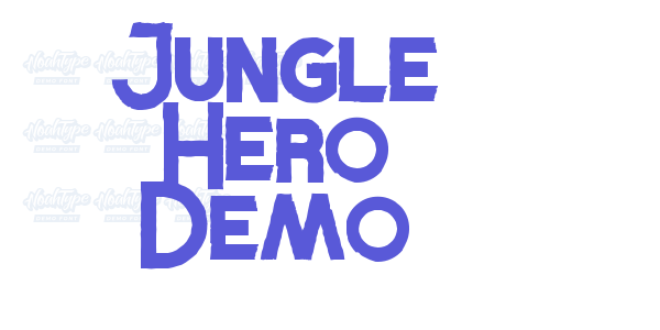 Jungle Hero Demo font free