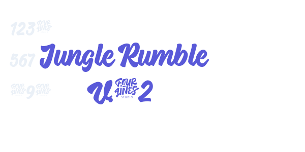 Jungle Rumble V.02 font free