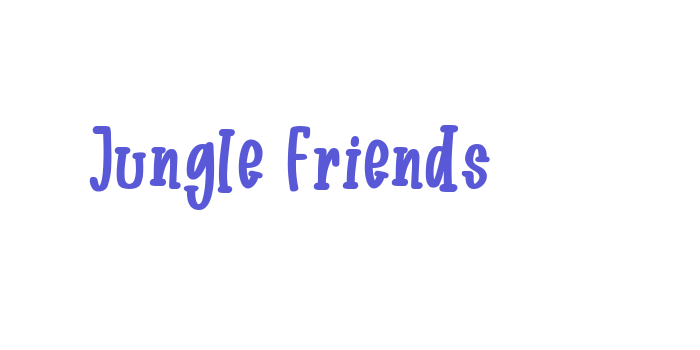 Jungle Friends Font Download