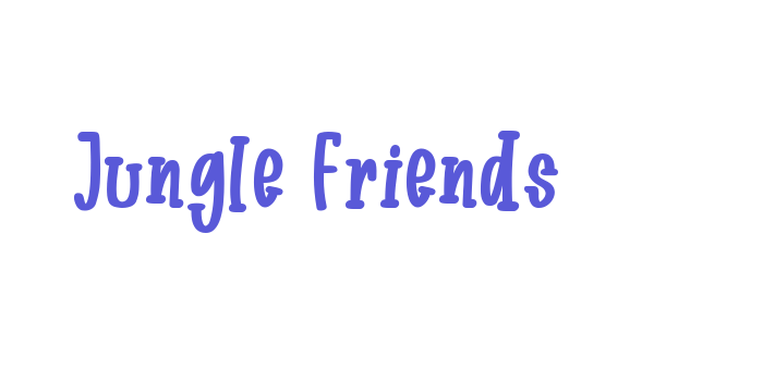 Jungle Friends Font