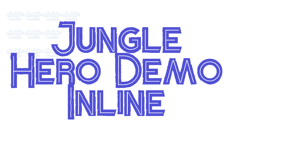 Jungle Hero Demo Inline-font-download