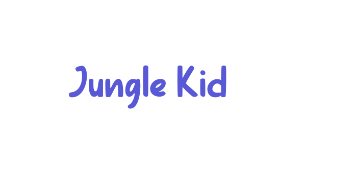 Jungle Kid Font Download