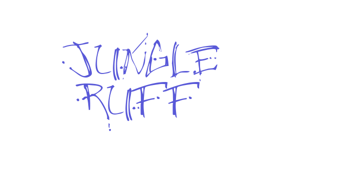 Jungle Ruff Font Download