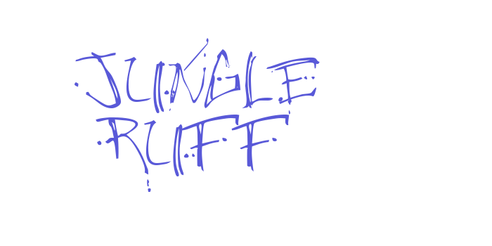 Jungle Ruff Font