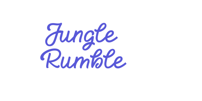 Jungle Rumble Font