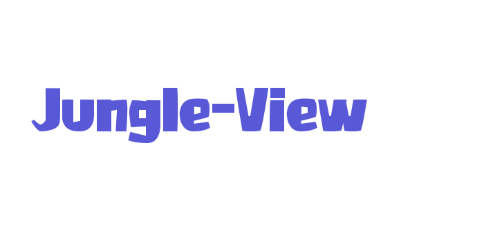 Jungle-View Font Download