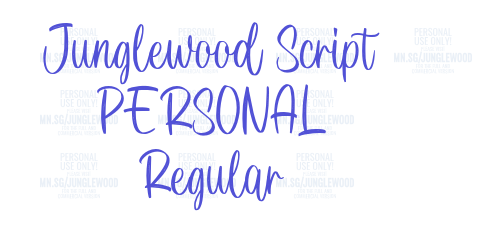 Junglewood Script PERSONAL Regular-font-download
