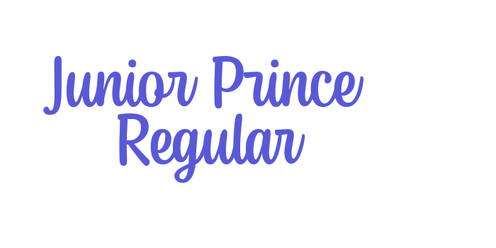 Junior Prince Regular Font Download