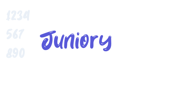 Juniory font free