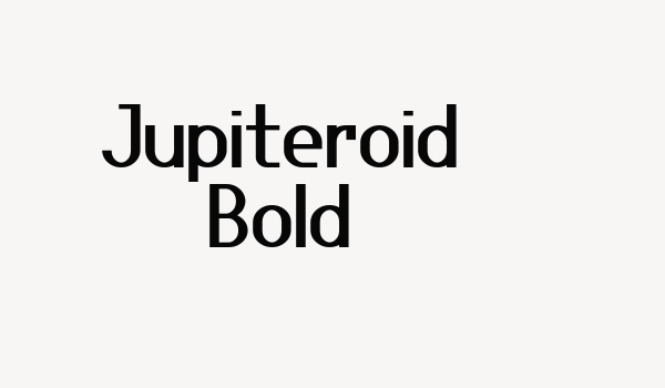 Jupiteroid Bold Font