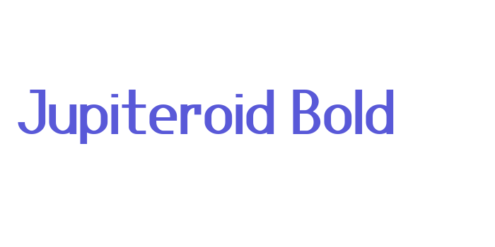 Jupiteroid Bold Font Download