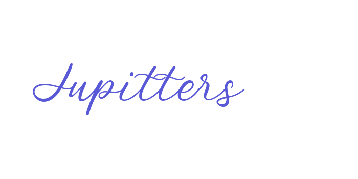 Jupitters Font Download