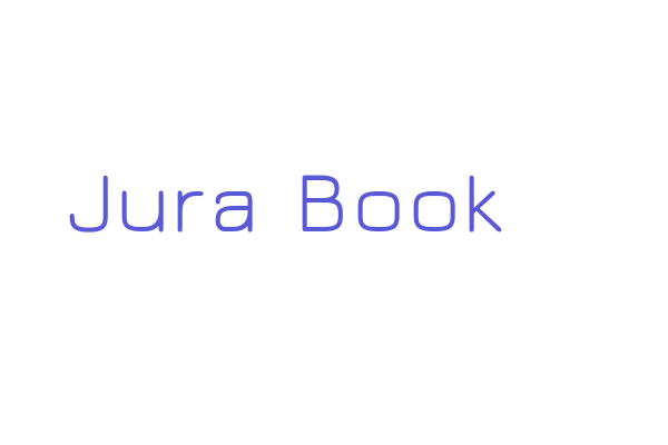 Jura Book Font