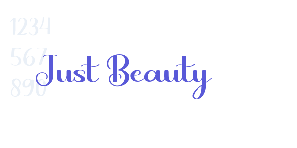 Just Beauty font free