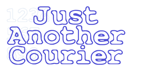 Just Another Courier-font-download