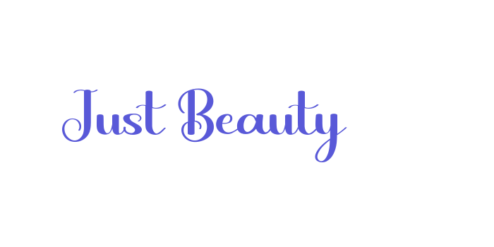 Just Beauty Font Download