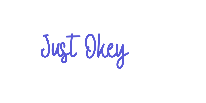 Just Okey Font Download