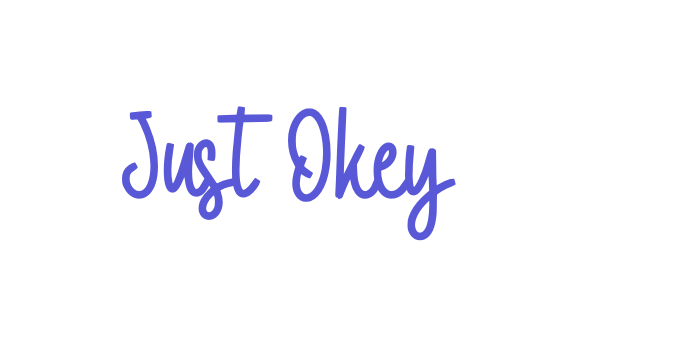 Just Okey Font