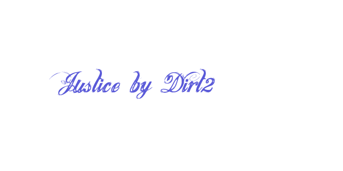 Justice by Dirt2 Font Download