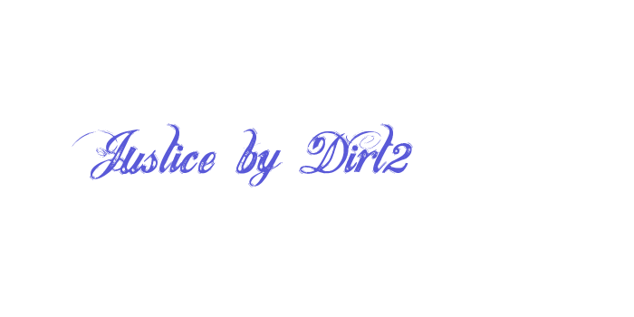 Justice by Dirt2 Font