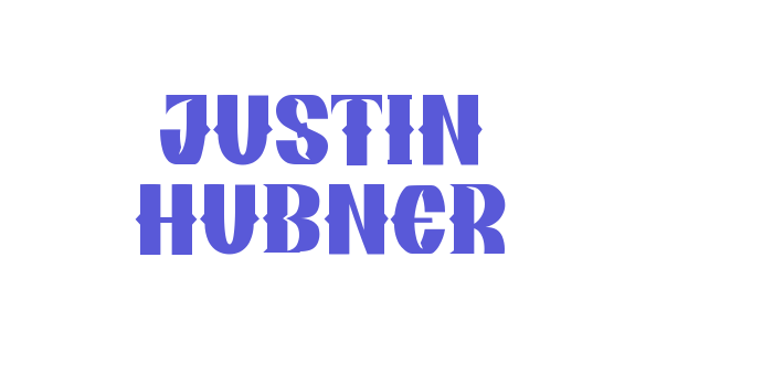 Justin Hubner Font Download