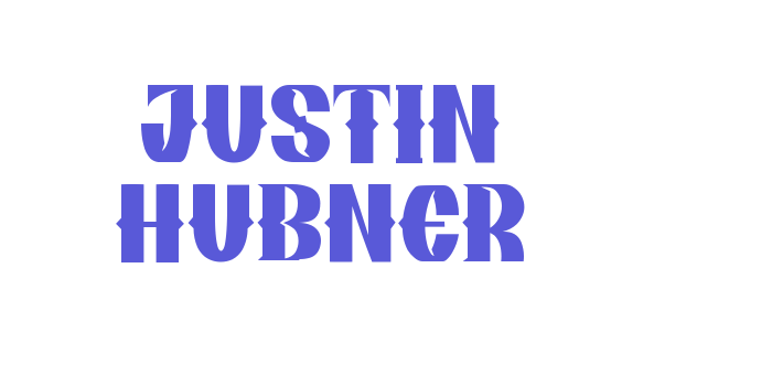 Justin Hubner Font