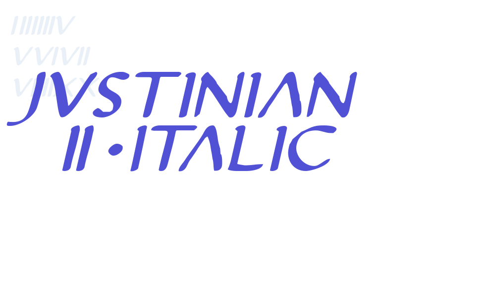 Justinian 2 Italic-font-download