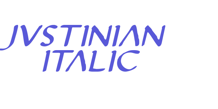 Justinian Italic Font Download