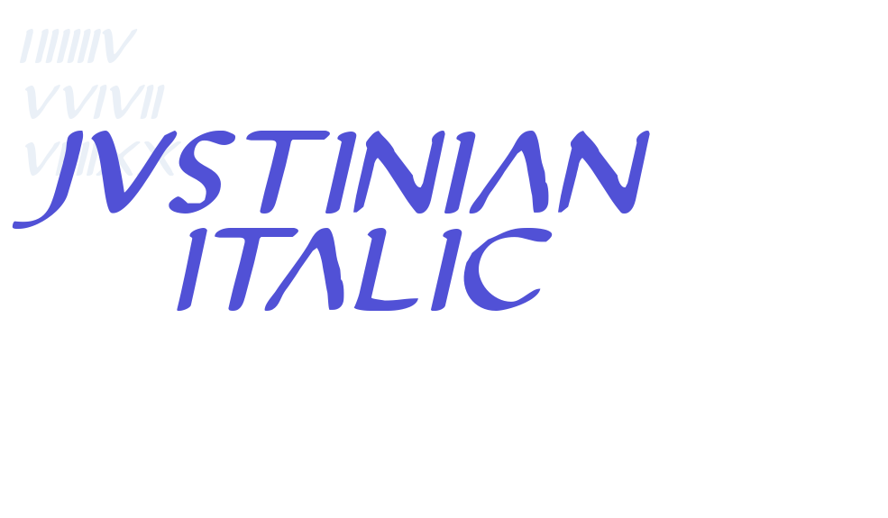 Justinian Italic-font-download