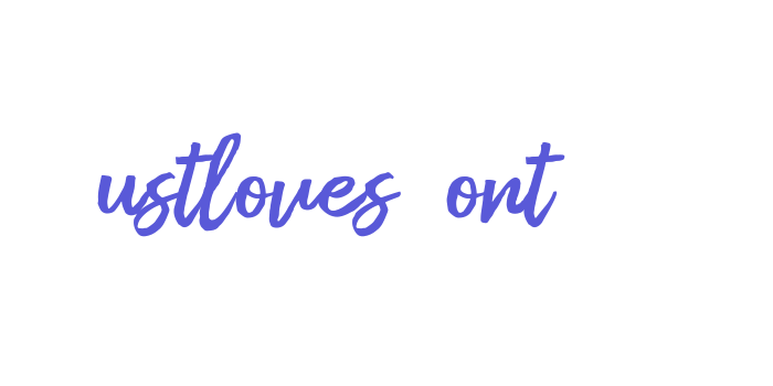 Justloves Font Font Download