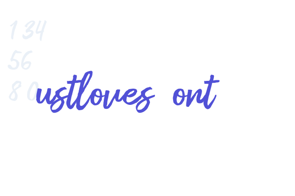 Justloves Font