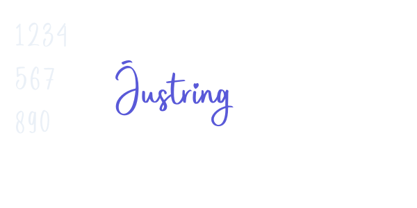 Justring font free