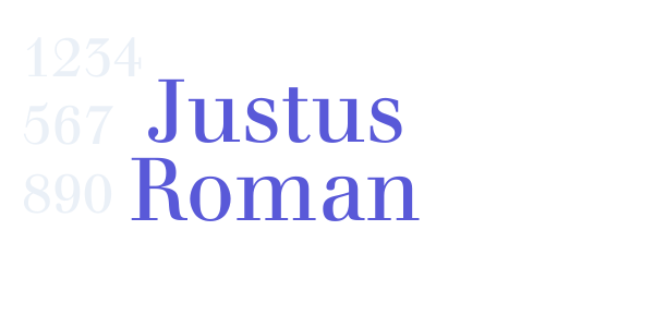 Justus Roman font free