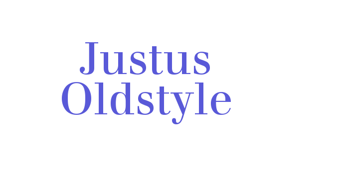 Justus Oldstyle Font Download